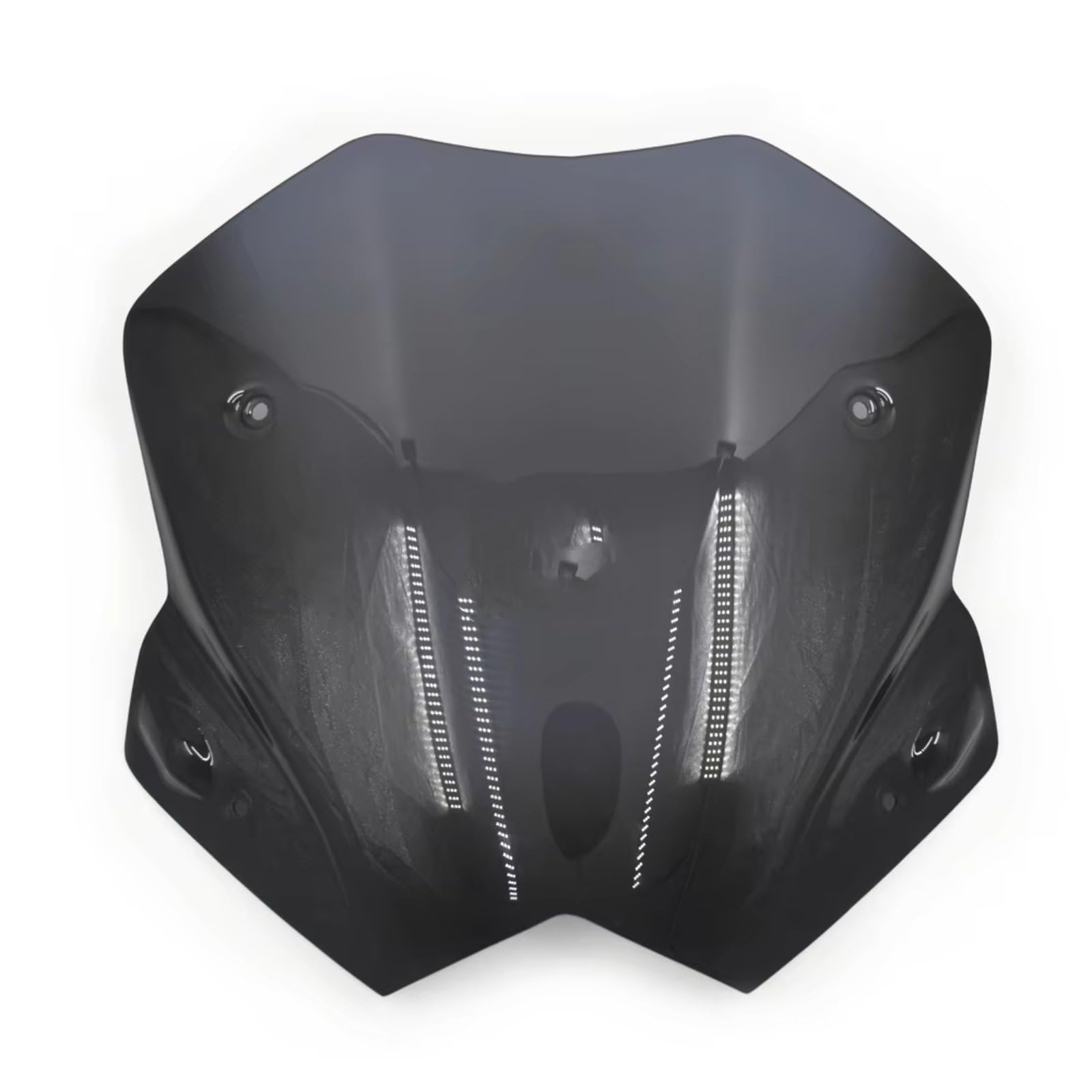 TIOWCGH Windschutzscheibe Kompatibel Mit Yamaha Für TMAX530 2012 2013 2014 Motorrad Windschutzscheibe Spoiler Windschutzscheibe Motorrad Windschutzscheibe Windschutz Windabweiser(Smoke) von TIOWCGH