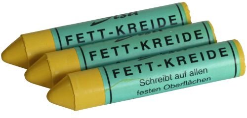 Sisa Fett-Signierkreide  Farbe: gelb Durchmesser: 17 mm Inhalt 12 Stück von RAIDEX