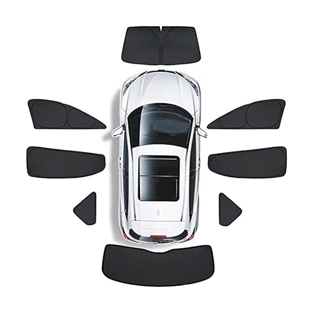 Auto Seitenfenster Sonnenschutz für Kia Sportage 2018-2023, Custom Magnetischer Window Sun Shade Privacy Protection Covers Uv-Schutz Auto Accessories,F/8 PCS von TISTIK