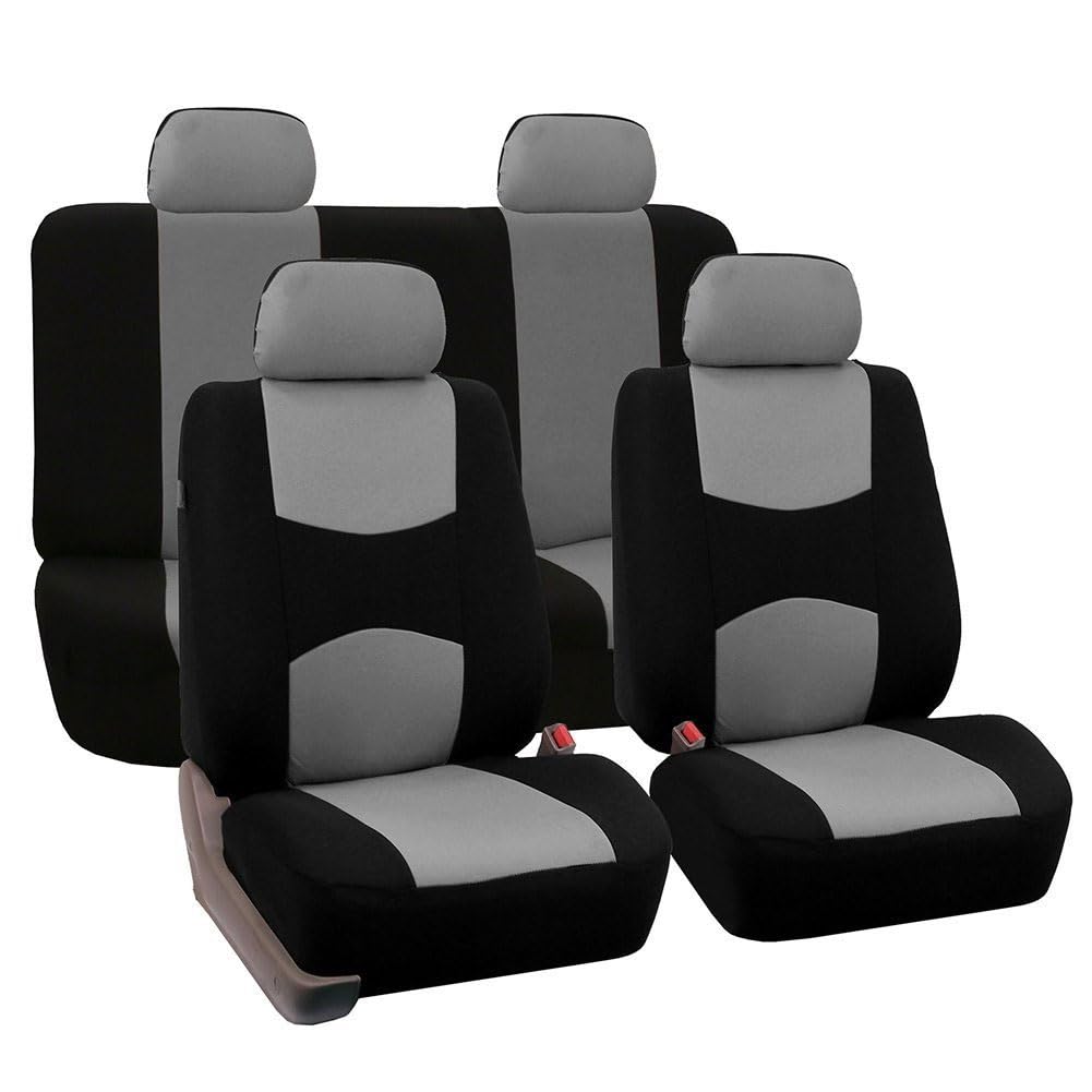 Auto Sitzbezüge für Hyundai Tucson 4.Generation(NX4) 2021 2022, Waschbarer Stoff Autositzbezüge Atmungsaktive Innenraum Sitzschoner Zubehör,D/Gray von TISTIK