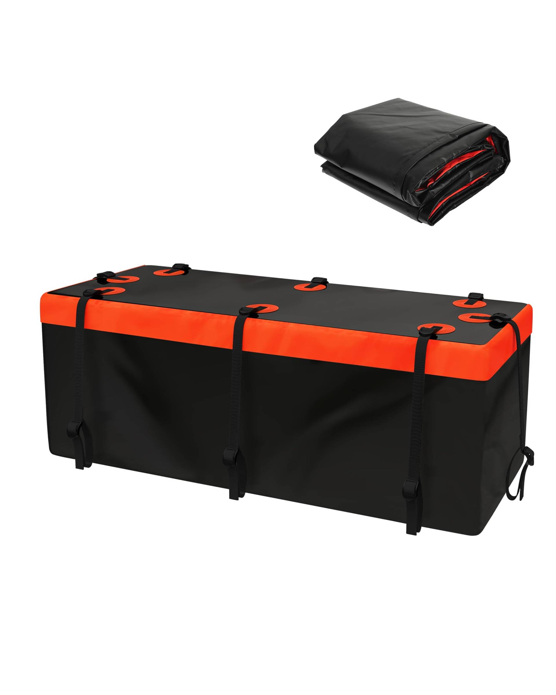 TITECK Softshell-Gepäckträger Heckbox für Anhängerkupplung, Auto Hintere Gepäcktasche: 21 Kubikfuß Wasserdicht Transporttasche 152 x 66 x 61cm TITECK Softshell-Gepäckträger Heckbox für Anhängerkupplung, Auto Hintere Gepäcktasche: 21 Kubikfuß Wasserdicht Transporttasche 152 x 66 x 61cm von TITECK