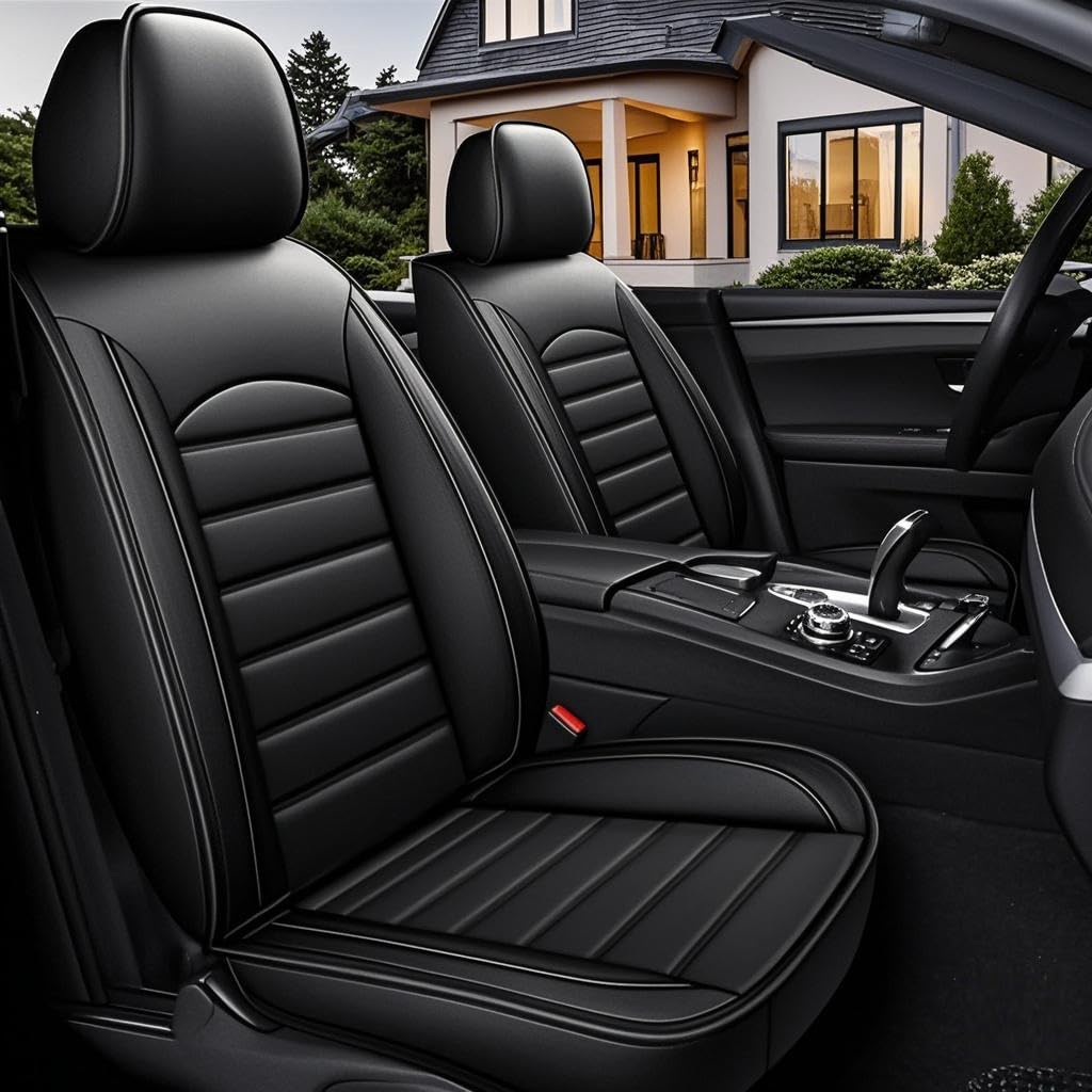 Sitzbezug Auto für 5 Seats Tesla Model 3 2017 2018 2019 2020 2021 2022 2023 Wasserdicht Atmungsaktiver Auto Zubehör Leder Autositzschoner Autositzschutz Autositzauflagen,A-Black Style Sitzbezug Auto für 5 Seats Tesla Model 3 2017 2018 2019 2020 2021 2022 2023 Wasserdicht Atmungsaktiver Auto Zubehör Leder Autositzschoner Autositzschutz Autositzauflagen,A-Black Style von TIUEO