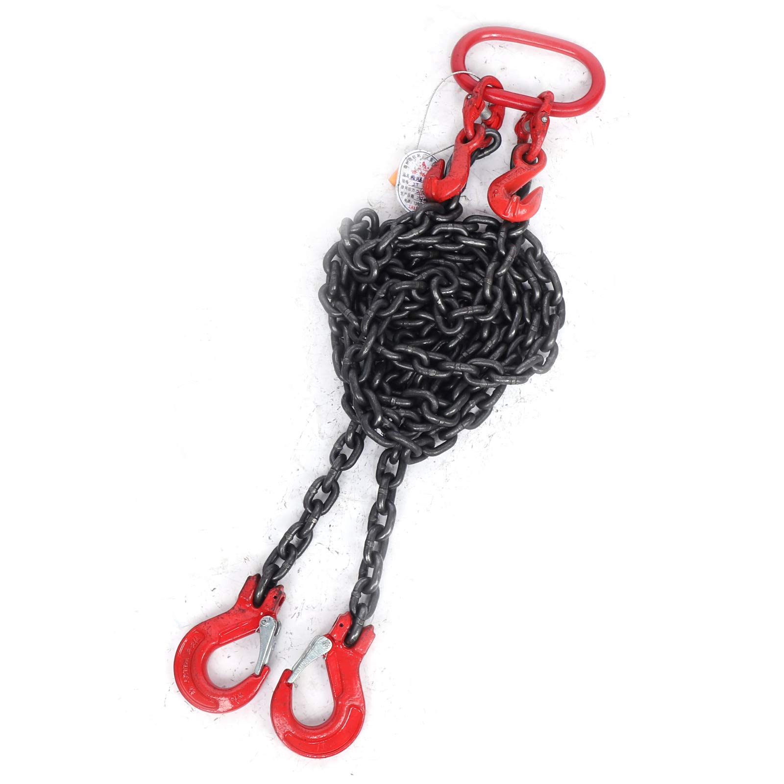 Kettengehänge 2 Strang Verkürzbar Forstkette Kette Anschlagkette 2m Rückekette Legierter Stahl Hebekette 2T Krankette Hebewerkzeug Kettengehänge 2 Strang Verkürzbar Forstkette Kette Anschlagkette 2m Rückekette Legierter Stahl Hebekette 2T Krankette Hebewerkzeug von TIXBYGO