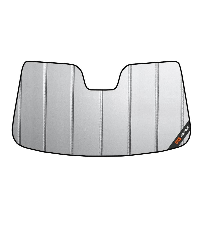 Windschutzscheiben-Sonnenblende, Faltbare reflektierende Sonnenblende für Audi S5 2007-2016, hält das Fahrzeug kühl, blockiert UV-Strahlen, Bester Visierschutz,B-80 * 30 von TJHBMNC