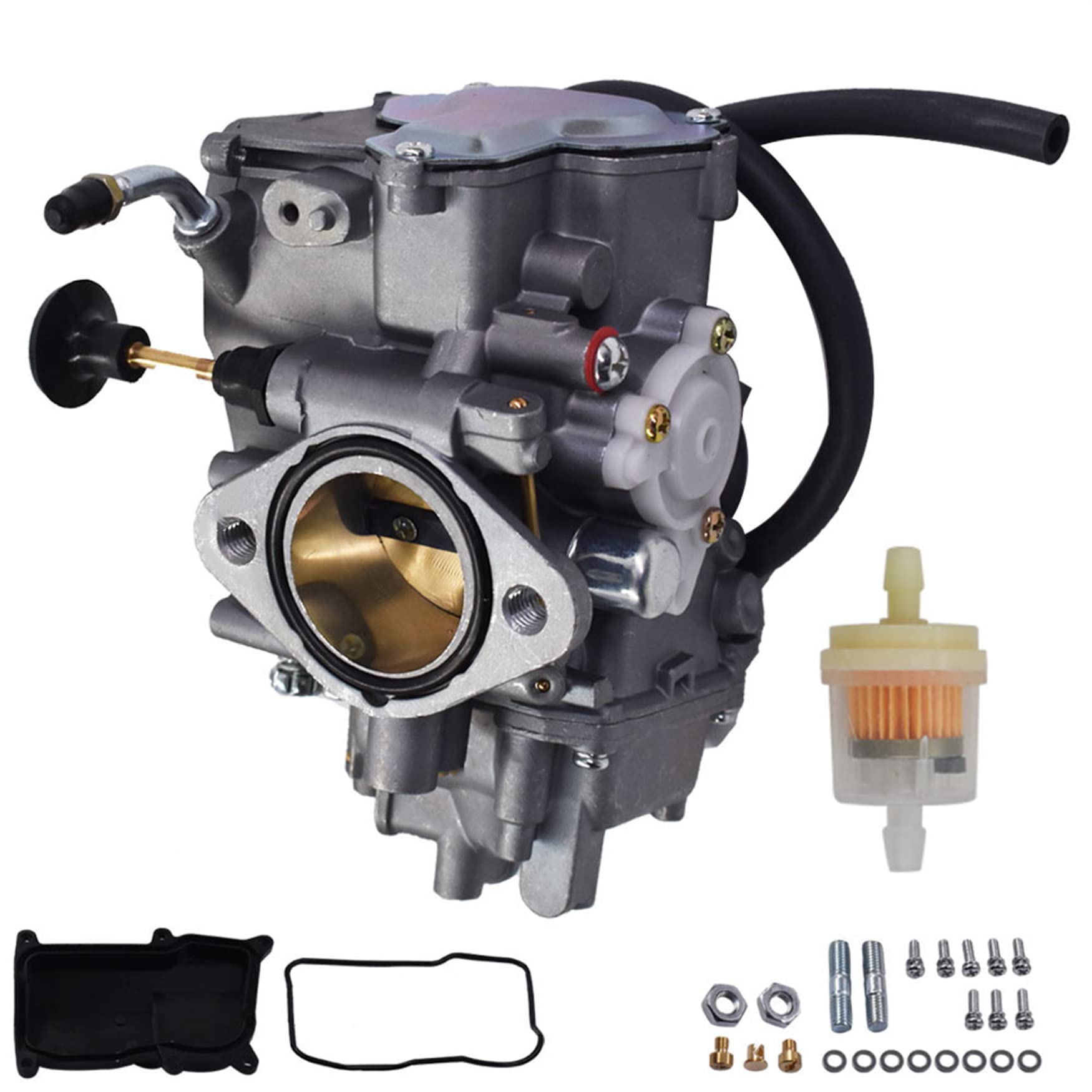 Vergaser ATV Vergaser Ersatz für Kodiak 400 YFM400FW 1993-1998 für Moto 4 YFM225 YFM250 YFM350ER YFM80 1987-1995 Vergaser ATV Vergaser Ersatz für Kodiak 400 YFM400FW 1993-1998 für Moto 4 YFM225 YFM250 YFM350ER YFM80 1987-1995 von TJHSM