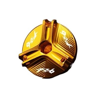 Bremsflüssigkeitsbehälter Deckel Ölbehälter Tank FZ6 Motorrad CNC Ablauf Motoröl Einfülldeckel Vorderradbremsflüssigkeitsbehälter Abdeckung Für FZ6 FZ-6 FZ 6 ZF6N FZ6R FAZER von TJKIB