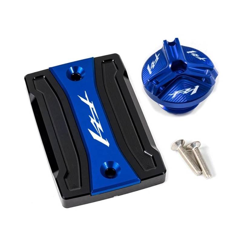 Bremsflüssigkeitsbehälter Deckel Ölbehälter Tank Für FZ1 FAZER FZ 1 2006–2015, Motorrad, CNC-Aluminium, Vorderer Bremsflüssigkeitsbehälter, Tankdeckel Und Motoröl-Einfülldeckel von TJKIB