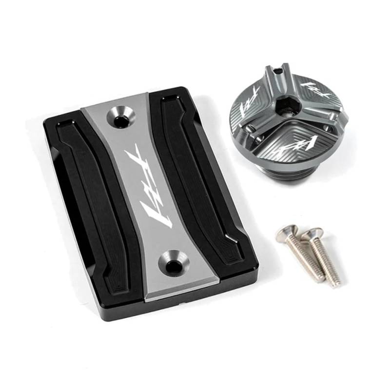 Bremsflüssigkeitsbehälter Deckel Ölbehälter Tank Für FZ1 FAZER FZ 1 2006–2015, Motorrad, CNC-Aluminium, Vorderer Bremsflüssigkeitsbehälter, Tankdeckel Und Motoröl-Einfülldeckel von TJKIB
