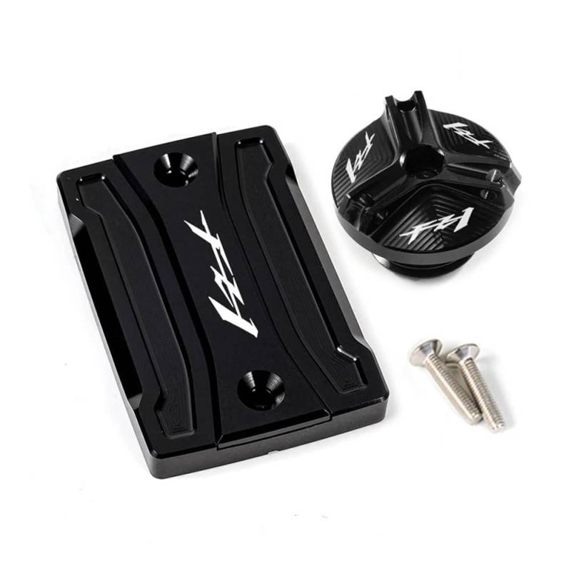 Bremsflüssigkeitsbehälter Deckel Ölbehälter Tank Für FZ1 FAZER FZ 1 2006–2015, Motorrad, CNC-Aluminium, Vorderer Bremsflüssigkeitsbehälter, Tankdeckel Und Motoröl-Einfülldeckel von TJKIB
