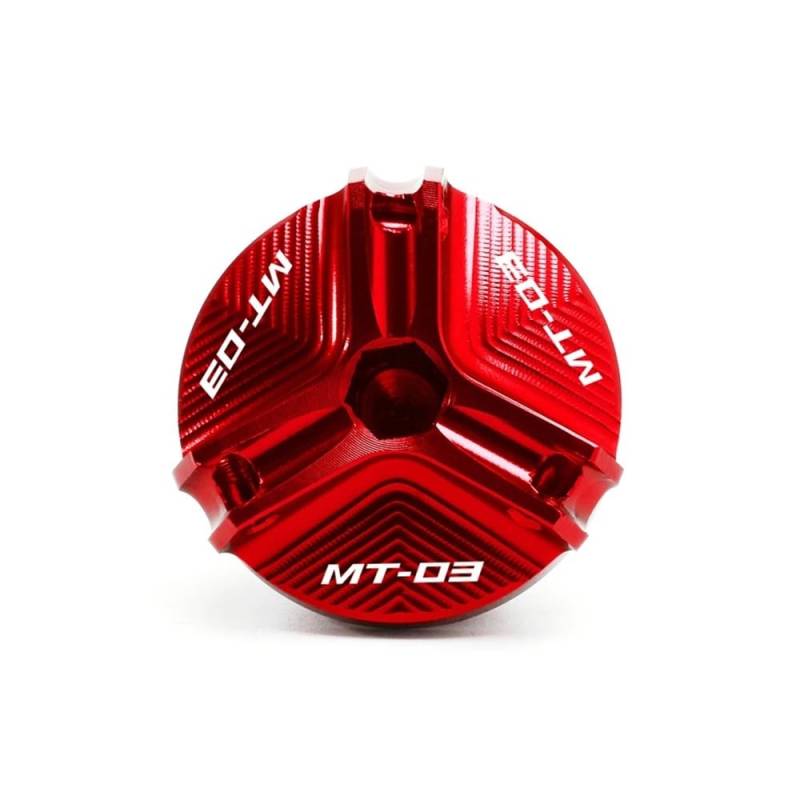 Bremsflüssigkeitsbehälter Deckel Ölbehälter Tank Für MT03 MT-03 2015-2020 2021 2022 2023 Motorrad Zubehör Master Brems Flüssigkeit Reservoir Abdeckungen Motor Öl Füllstoff Kappe von TJKIB