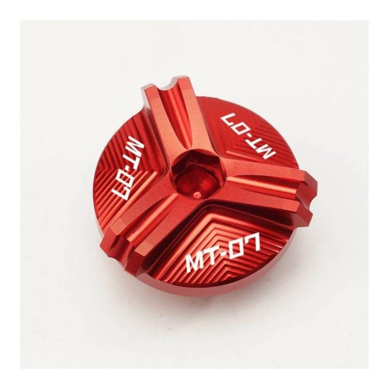 Bremsflüssigkeitsbehälter Deckel Ölbehälter Tank Für MT07 MT-07 2014-2020 2021 2022 2023 Motorrad CNC Zylinder Abdeckung Vorne Hinten Brems Flüssigkeit Reservoir Kappe Öl Einfülldeckel von TJKIB