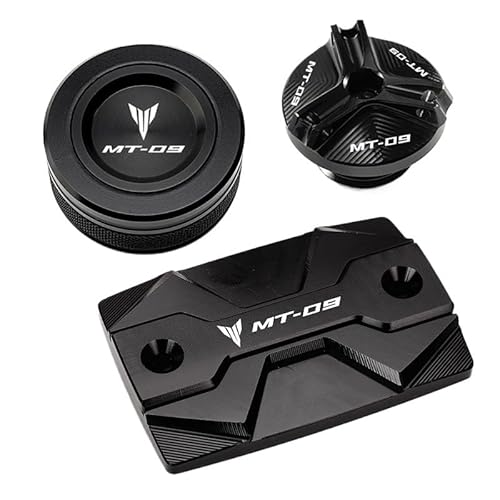 Bremsflüssigkeitsbehälter Deckel Ölbehälter Tank Für MT09 MT 09 MT-09 SP 2014-2020 2018 2019 Motorrad Zubehör Vorne Hinten Brems Flüssigkeit Tank Abdeckung & Öl Einfülldeckel von TJKIB
