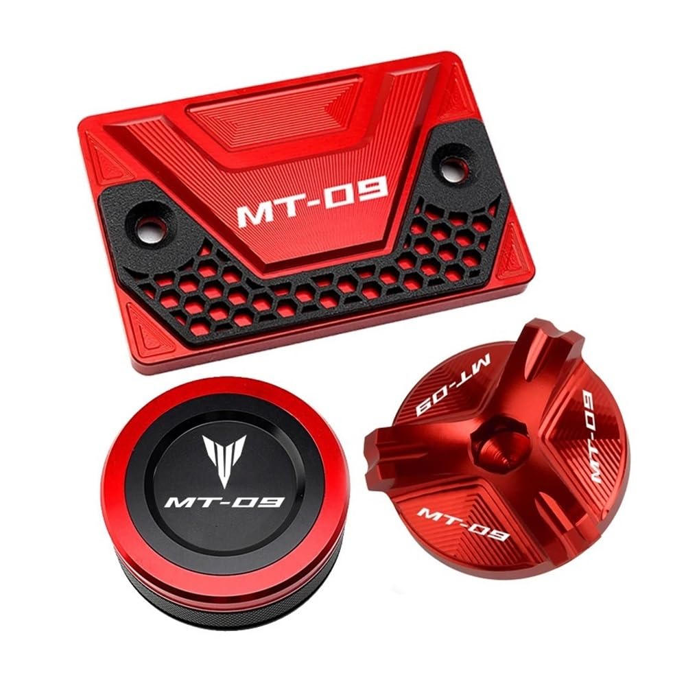 Bremsflüssigkeitsbehälter Deckel Ölbehälter Tank Für MT09 MT-09 MT 09 Tracer SP FZ09 FJ09 2013-2022 Motorrad Vorne Hinten Brems Flüssigkeit Reservoir Tank Abdeckung Öl Einfülldeckel Bremsflüssigkeitsbehälter Deckel Ölbehälter Tank Für MT09 MT-09 MT 09 Tracer SP FZ09 FJ09 2013-2022 Motorrad Vorne Hinten Brems Flüssigkeit Reservoir Tank Abdeckung Öl Einfülldeckel von TJKIB