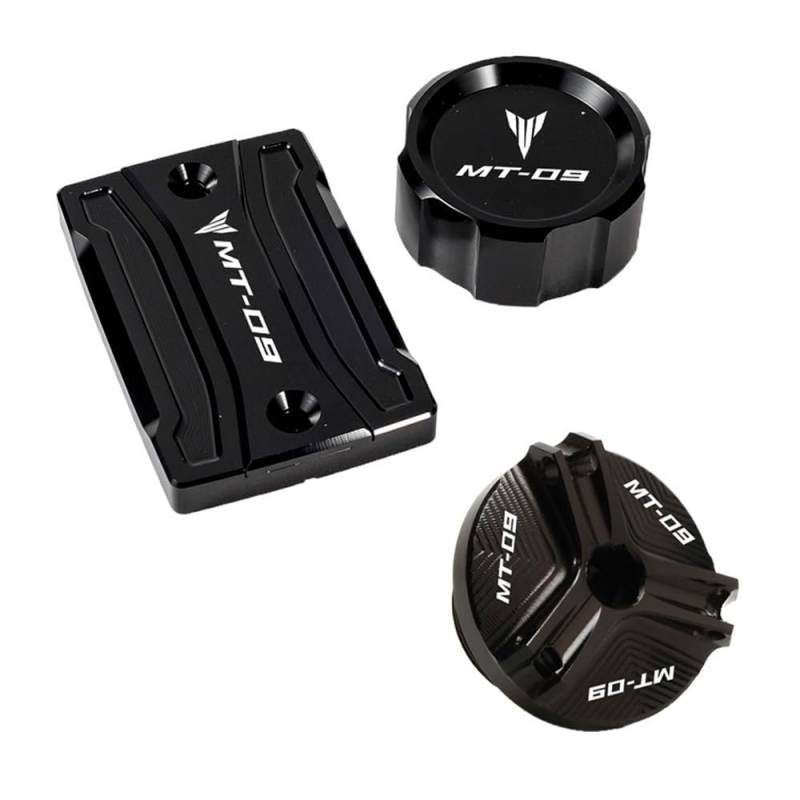 Bremsflüssigkeitsbehälter Deckel Ölbehälter Tank Für MT09 Tracer MT-09 2020 2019 2014-2018 Motorrad Zylinder Abdeckung Vorne Hinten Brems Flüssigkeit Reservoir Kappe Schutzfolie von TJKIB