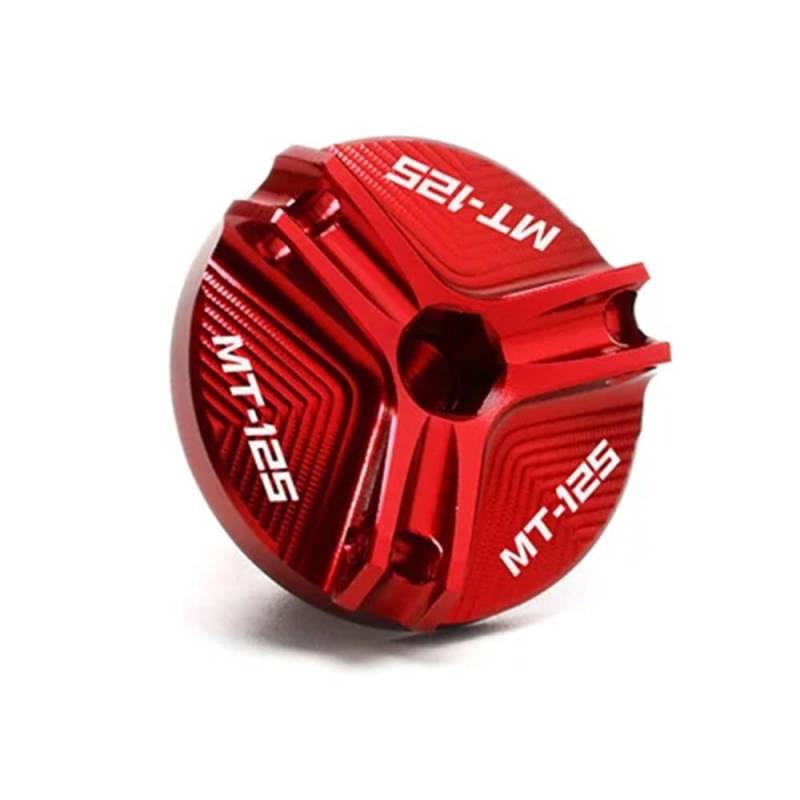 Bremsflüssigkeitsbehälter Deckel Ölbehälter Tank Für MT125 MT 125 MT-125 2008-2020 Motorrad Zubehör CNC Vorne Hinten Brems Flüssigkeit Kappe Motoröl Kappe Abdeckung Schutz von TJKIB