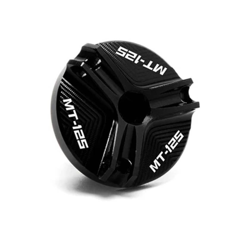 Bremsflüssigkeitsbehälter Deckel Ölbehälter Tank Für MT125 MT 125 MT-125 2008-2020 Motorrad Zubehör CNC Vorne Hinten Brems Flüssigkeit Kappe Motoröl Kappe Abdeckung Schutz von TJKIB
