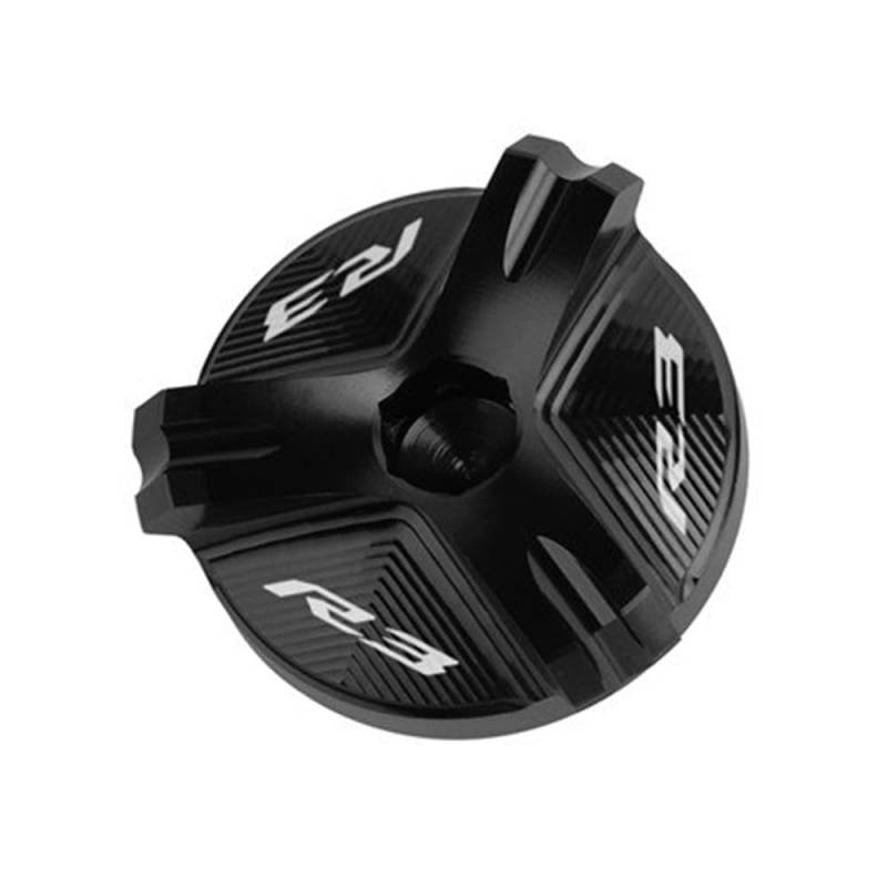 Bremsflüssigkeitsbehälter Deckel Ölbehälter Tank Für R3 YZF-R3 YZFR3 2015-2020 2021 2022 2023 Motorrad Vorne Hinten Brems Flüssigkeit Reservoir Abdeckung Öl Einfülldeckel Schraube von TJKIB