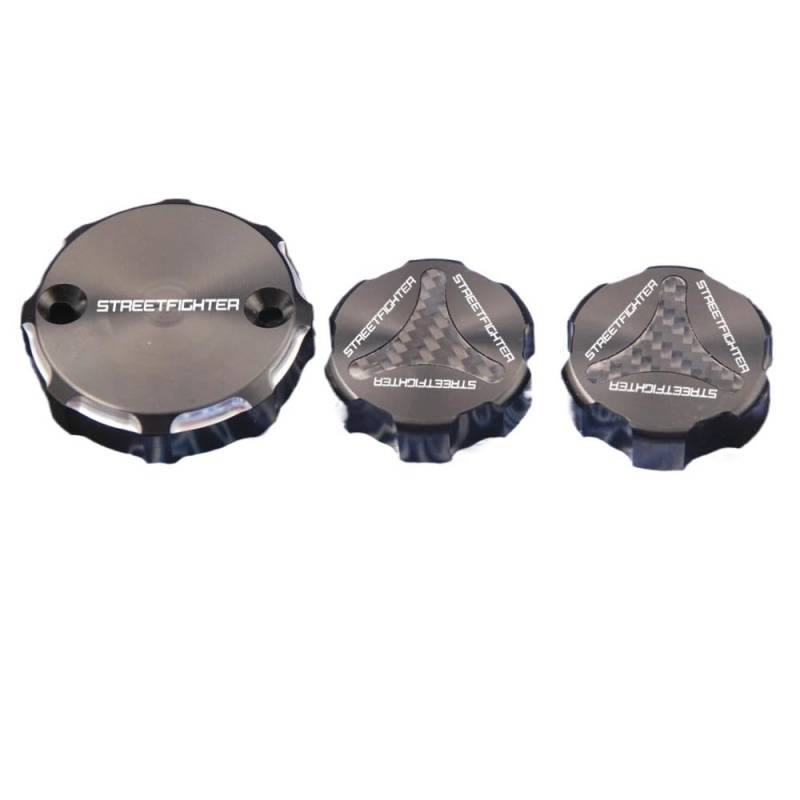 Bremsflüssigkeitsbehälter Deckel Ölbehälter Tank Für Streetfighter V4 /(S) 2019-2022 2020 2011 Motorrad Vordere Bremse Kupplung & Hinten Brems Flüssigkeit Reservoir Abdeckung Kappe von TJKIB