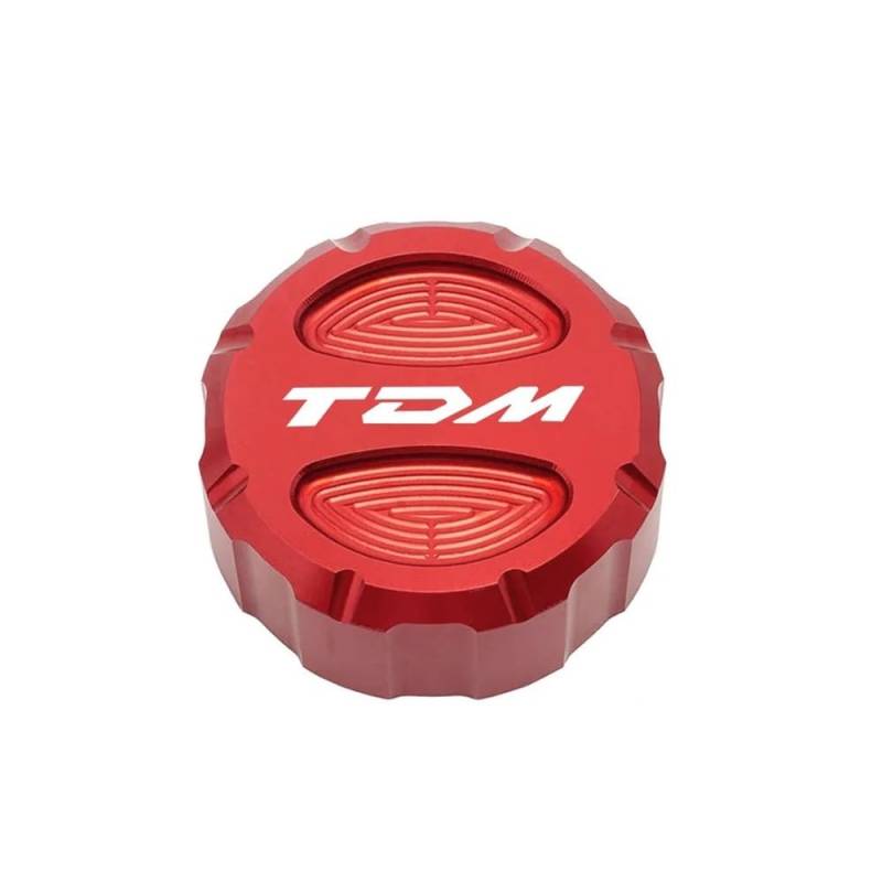 Bremsflüssigkeitsbehälter Deckel Ölbehälter Tank Für TDM 900 TDM900 2004-2015 Motorrad Zubehör CNC Aluminium Ront Hinten Zylinder Abdeckung Schutz Brems Flüssigkeit Reservoir Kappe von TJKIB