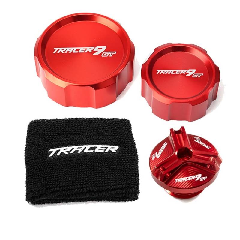 Bremsflüssigkeitsbehälter Deckel Ölbehälter Tank Für Tracer 9 Gt 9gt TRCAER9GT 2021-2023 Tracer9 Gt Motorrad Öleinfüllzylinder Kappe Bremsflüssigkeitsbehälter Abdeckung Socke von TJKIB
