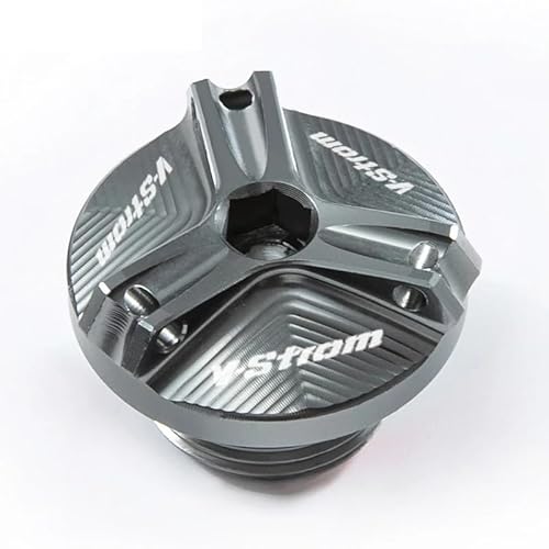 Bremsflüssigkeitsbehälter Deckel Ölbehälter Tank Für VSTROM 650 1000 1050 1050XT V-Strom 250 DL250 DL650 DL1000 Motoröldeckelschraube Öleinfülldeckel Schutzzubehör von TJKIB