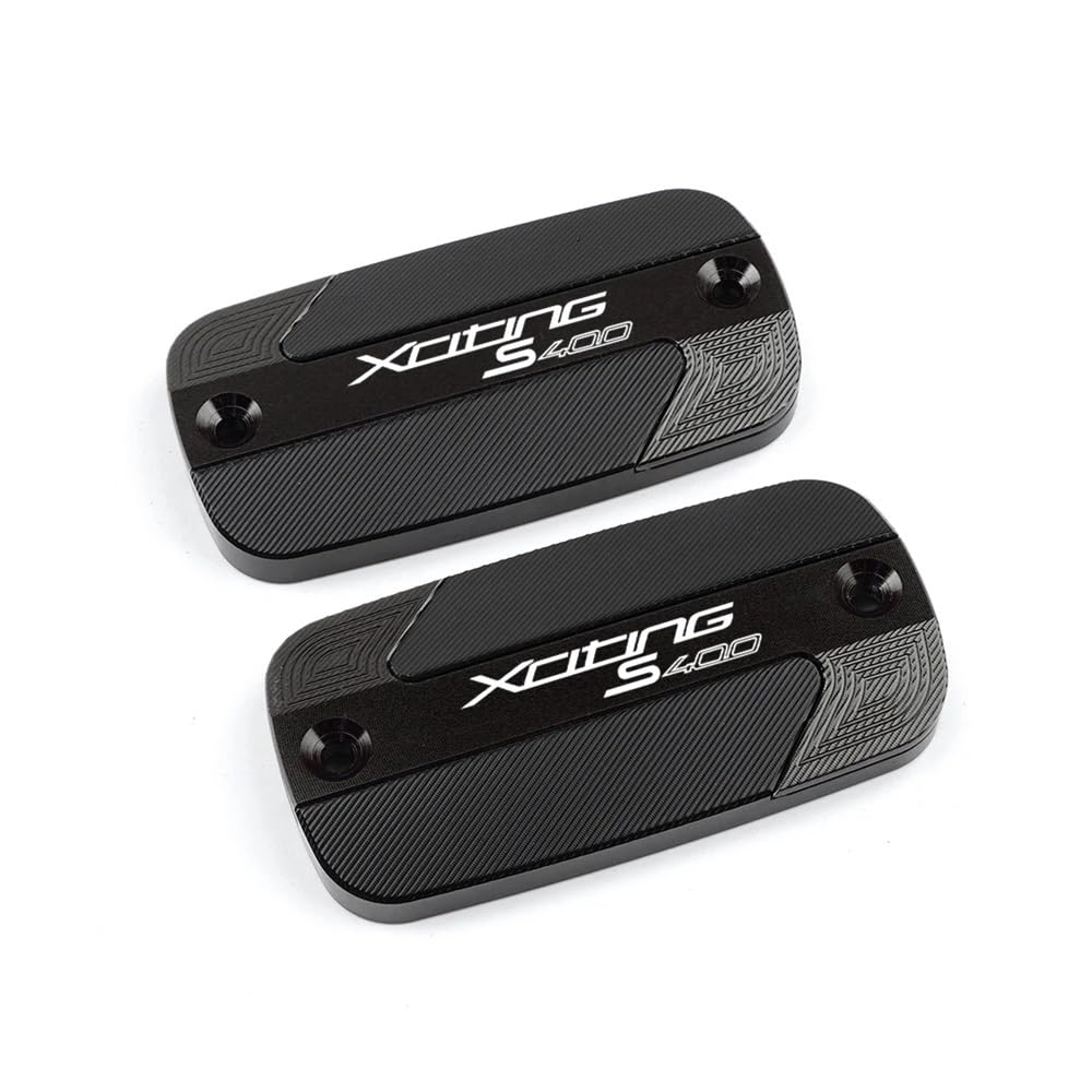 Bremsflüssigkeitsbehälter Deckel Ölbehälter Tank Für XCITINGS400 XCITING S400 400S 2017-2022 202 Motorrad CNC Aluminium Vorderradbremsbehälter Flüssigkeitstankdeckel Ölbecherdeckel von TJKIB