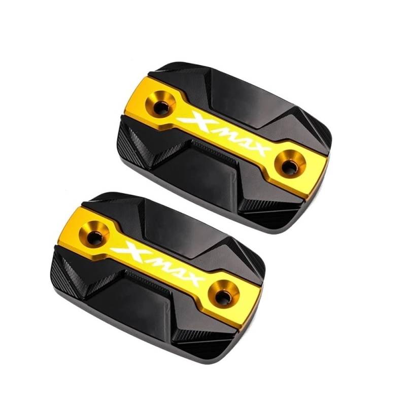 Bremsflüssigkeitsbehälter Deckel Ölbehälter Tank Für Xmax 250 300 XMAX300 XMAX250 2017-2023 Motorrad Zubehör Brems Flüssigkeit Tank Flüssigkeit Reservoir Abdeckung Öl Füllstoff Kappe von TJKIB