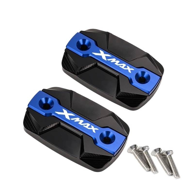 Bremsflüssigkeitsbehälter Deckel Ölbehälter Tank Für Xmax 250 300 XMAX300 XMAX250 2017-2023 Motorrad Zubehör Brems Flüssigkeit Tank Flüssigkeit Reservoir Abdeckung Öl Füllstoff Kappe von TJKIB