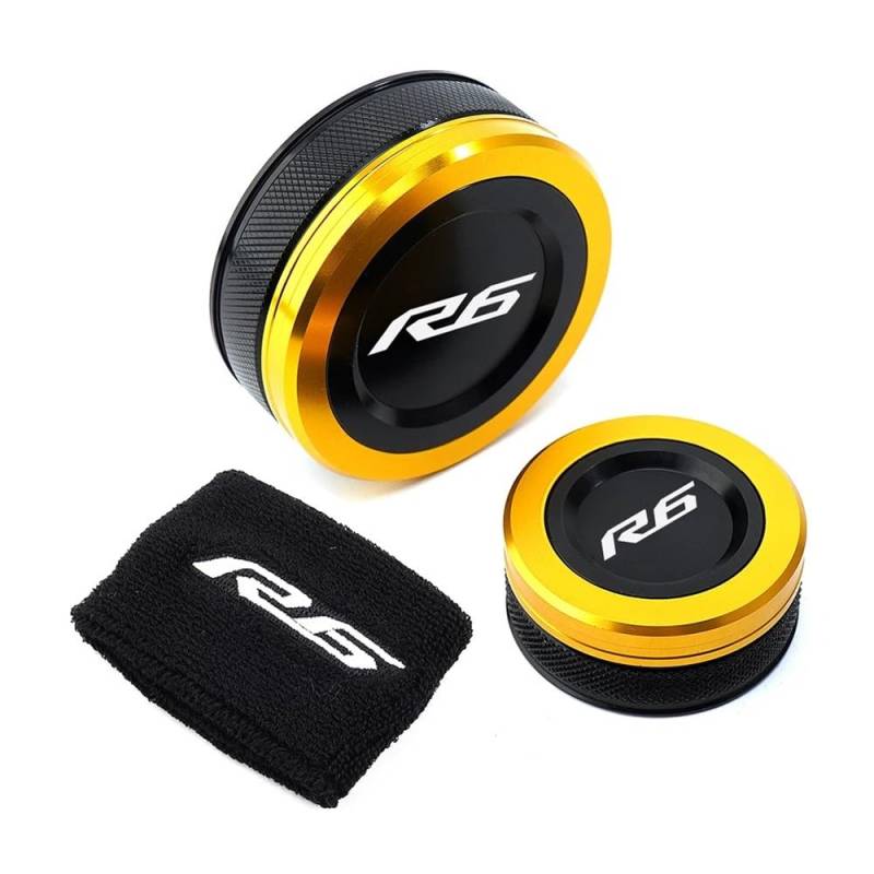 Bremsflüssigkeitsbehälter Deckel Ölbehälter Tank Für YZF-R6 YZFR6 YZF R6 YZF-R1 YZF R1 YZFR1 Motorrad Hinten Vorne Bremse Reservoir Abdeckung Socke Flüssigkeit Öl Tank Tasse Abdeckung von TJKIB