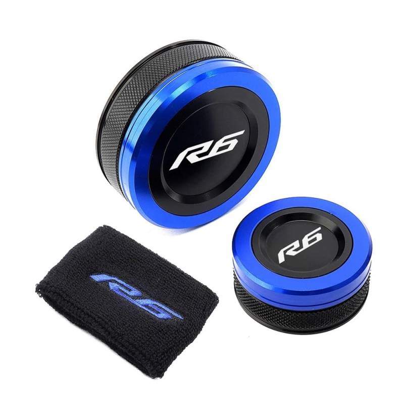 Bremsflüssigkeitsbehälter Deckel Ölbehälter Tank Für YZF-R6 YZFR6 YZF R6 YZF-R1 YZF R1 YZFR1 Motorrad Hinten Vorne Bremse Reservoir Abdeckung Socke Flüssigkeit Öl Tank Tasse Abdeckung von TJKIB