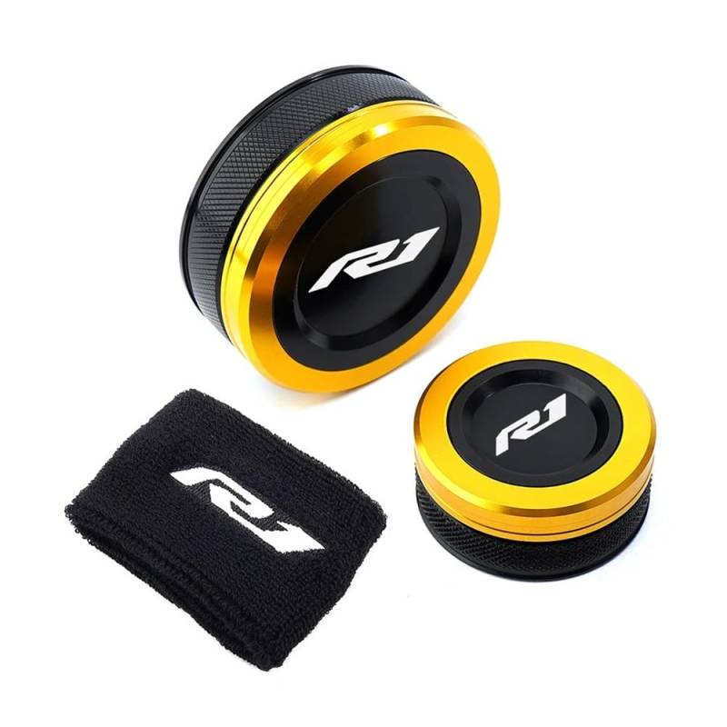 Bremsflüssigkeitsbehälter Deckel Ölbehälter Tank Für YZF-R6 YZFR6 YZF R6 YZF-R1 YZF R1 YZFR1 Motorrad Hinten Vorne Bremse Reservoir Abdeckung Socke Flüssigkeit Öl Tank Tasse Abdeckung von TJKIB