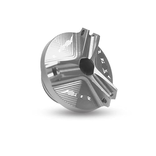Bremsflüssigkeitsbehälter Deckel Ölbehälter Tank Mit Logo Auminum Öleinfülldeckel Motorabdeckung Für FZ1 FZ6 FZ6R FZ8 FZ750 FZR1000 von TJKIB