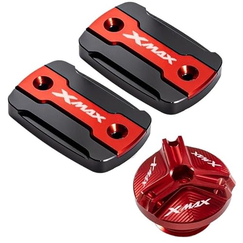 Bremsflüssigkeitsbehälter Deckel Ölbehälter Tank Motorrad-Frontbremskappenschutz Und Tankdeckel-Zubehör Für Xmax 300 250 XMAX300 XMAX250 2017–2019 2020 2021 2022 von TJKIB