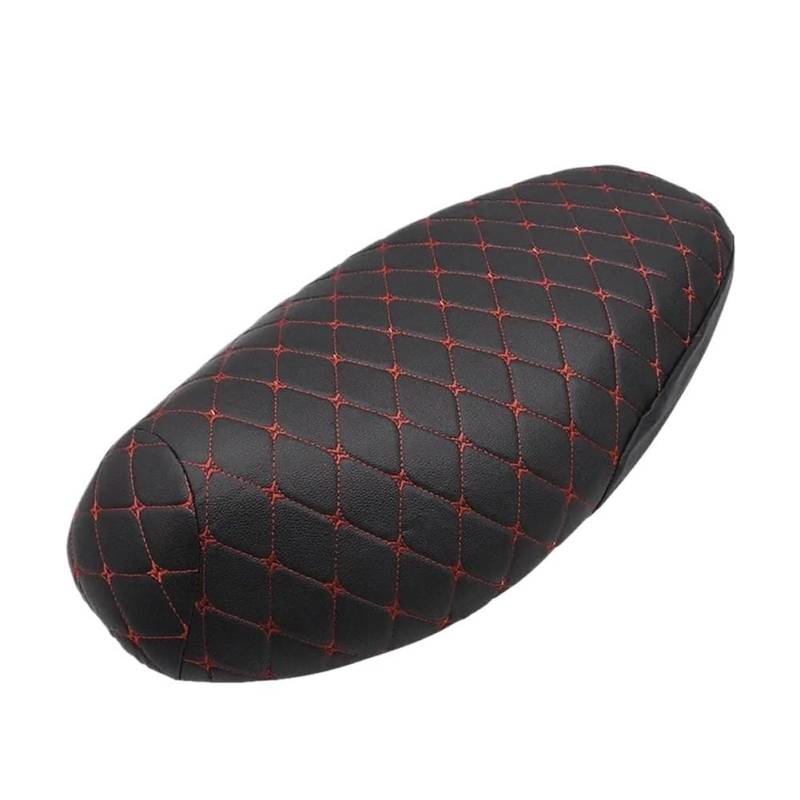 Motorrad Sitzbezug Motorrad-Sitzbezug, Warmer Fleece, Flauschiger Stoff, Sitzkissenschutz, 3D-Kunstleder-Sitzpolster, Schutzhülle von TJKIB