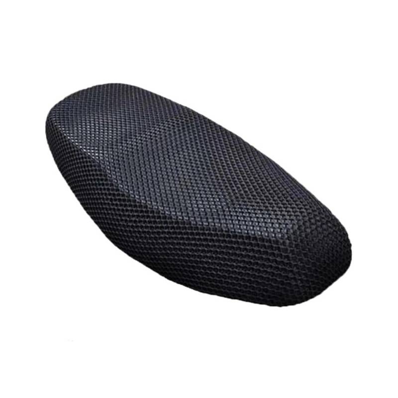 Motorrad Sitzbezug Rutschfester Motorrad-Sitzbezug, 3D-Mesh-Gewebe, Atmungsaktives Motorradkissen, Rutschfester Netz-Sitzbezug, Moto-Zubehör von TJKIB