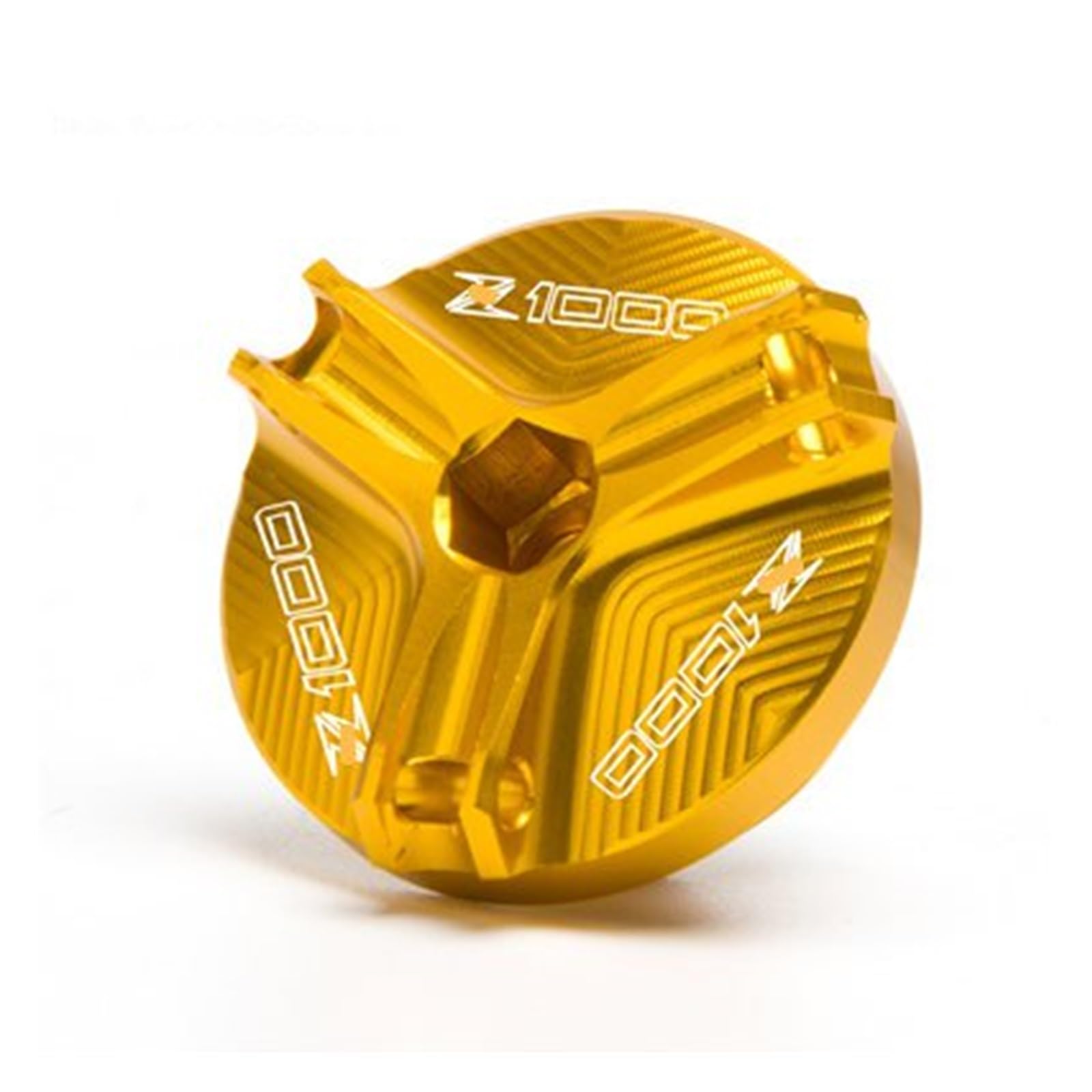 Motorrad Öldeckel Für Ka-wa-sa Z1000 Z1000 Z1000SX Motorrad M20 * 2,5 Motoröl Filter Tasse Stecker Abdeckung Schraube (Color : Gold) von TJKLSLW