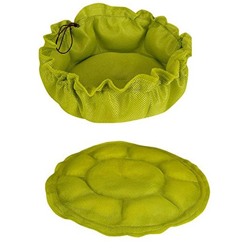 TJW Hundebett Kissen, Doppelte Zweck Atmungsaktives Mesh Pet Cat Bett Pad Hundebett, Nest Pad Waschbar für Katzen/Haustiere von TJW