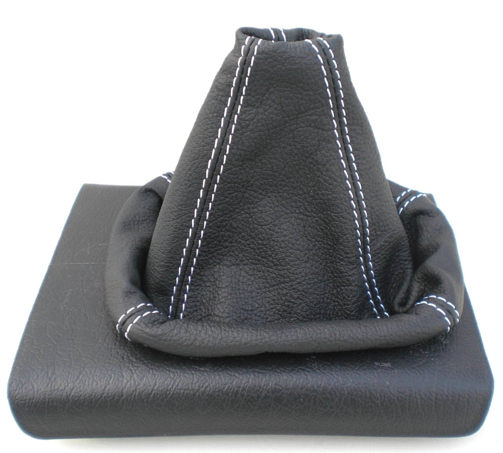SCHALTSACK SCHALTMANSCHETTE Echt Leder Schwarz-Naht Weiss SCHALTSACK SCHALTMANSCHETTE Echt Leder Schwarz-Naht Weiss von TK