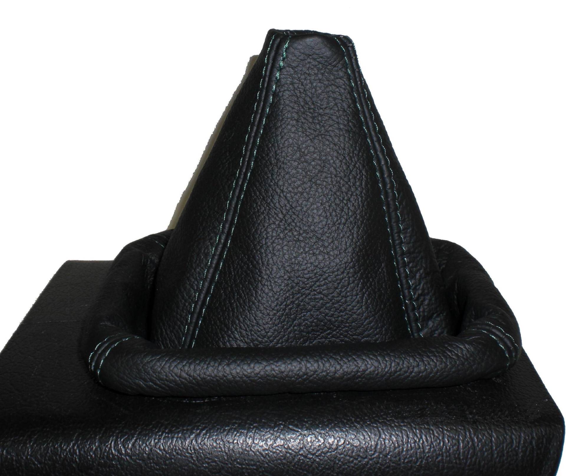 TK-153 SCHALTSACK SCHALTMANSCHETTE Echt Leder Schwarz-Naht Grün TK-153 SCHALTSACK SCHALTMANSCHETTE Echt Leder Schwarz-Naht Grün von TK