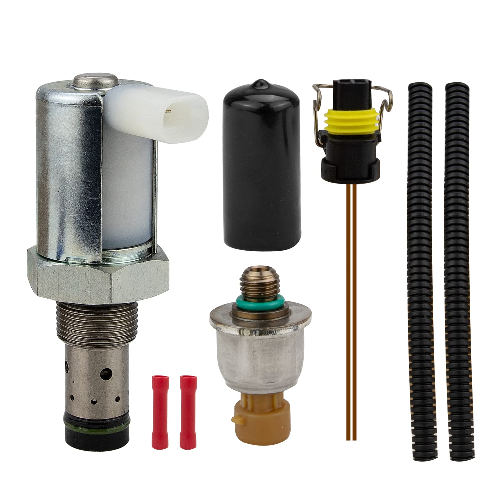 1X ICP & IPR Kraftstoffdruckregler und Sensor/Passend for Ford 6.0 2003-2004 Injektor-Druckreglerventil IPR Autoteile Zubehör 1X ICP & IPR Kraftstoffdruckregler und Sensor/Passend for Ford 6.0 2003-2004 Injektor-Druckreglerventil IPR Autoteile Zubehör von TKDCKF