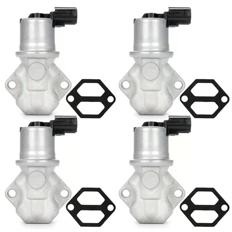 862998 Hochwertiges Leerlaufluftregelventil IAC/Passend for Mercury Marine MerCruiser MPI V6 V8 5.0 5.7 OE 18-7701 27-863112 27-8M0119616(4 PCS) von TKDCKF