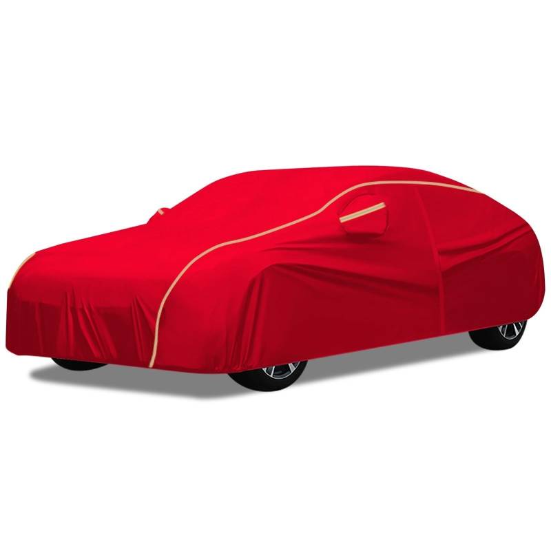 Autoabdeckung für Ferrari 458 Italia 2009-2015, Vollgaragen Outdoor wasserdicht Plane Oxford-Gewebe mit Reißverschluss Allwetter Schneeregen UV-Kratzer Schutz und Kratzern von TKHWIAO