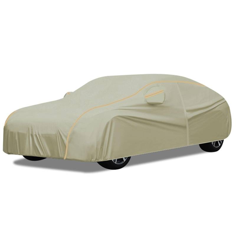 Autoabdeckung für Renault Trafic SWB 2010-2023 Wasserdicht Autoabdeckung Schnee, Regen, Kratzer mit Reißverschluss Outdoor Autoschutzhülle Winter-Frostschutz Vollgarage Autozubehör von TKHWIAO