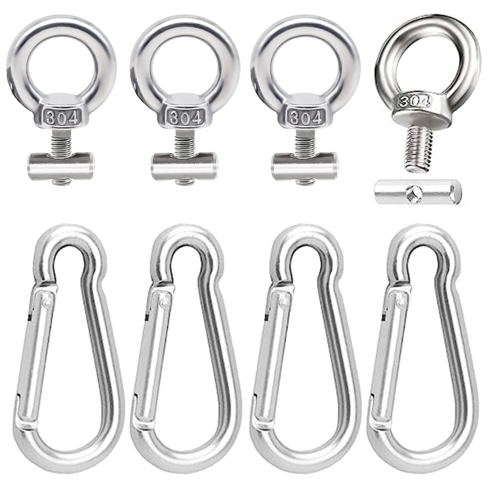 TKSE 4 Stück Stopper für Kederschiene 5-8mm, Edelstahl Vorzelt Stopper mit Karabiner Markisenhaken Camping Blockierungskit Kederschiene Zubehör für Kederschiene Caravan Wohnmobil Wohnmobil Campervan TKSE 4 Stück Stopper für Kederschiene 5-8mm, Edelstahl Vorzelt Stopper mit Karabiner Markisenhaken Camping Blockierungskit Kederschiene Zubehör für Kederschiene Caravan Wohnmobil Wohnmobil Campervan von TKSE