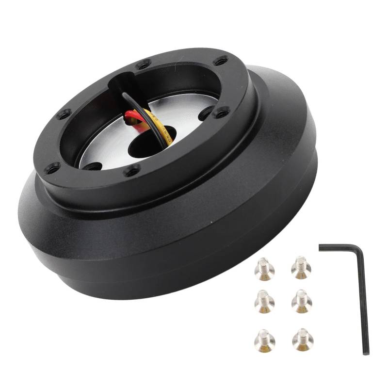 TKSE 6 Loch Lenkrad Kurzer Naben -Adapter Aluminium Easy Installation Lenkrad -Hub -Hub -Adapter für Mustangranger von TKSE