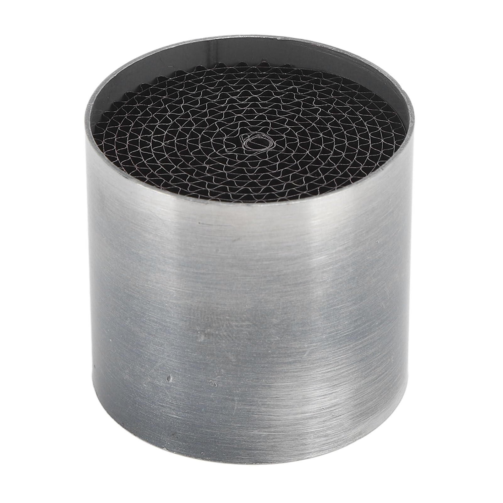 TKSE Auspuffrohrkatalysator, Motorrad Auspuffrohr Katalysator Edelstahl Front Mittel Auspuff Schalldämpfer Katalysator Universell für Motorrad (53 * 50mm) von TKSE