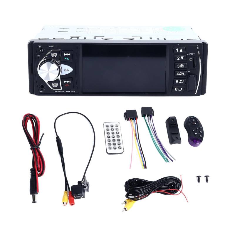TKSE Car Blue Tooth MP5 Player 4,1 Zoll HD -Bildschirm FM Radio Receiver Stereo Support USB Storage Card Hands -Telling Calling von TKSE