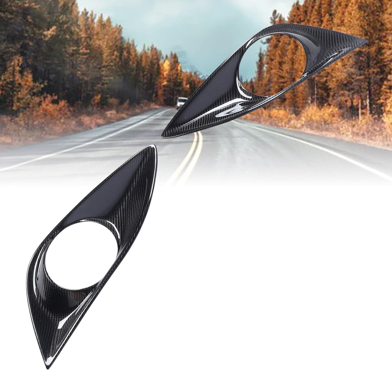 TKSE Front Nebel Lichtschutz, Paar von Carbon -Fiiber -Nebel -Leuchtabdeckung Lünette Letztfahrer Rechts Beifahrerseite Nebel Lampenabdeckungsverkleidung für Veloster Turbo 2012 TKSE Front Nebel Lichtschutz, Paar von Carbon -Fiiber -Nebel -Leuchtabdeckung Lünette Letztfahrer Rechts Beifahrerseite Nebel Lampenabdeckungsverkleidung für Veloster Turbo 2012 von TKSE