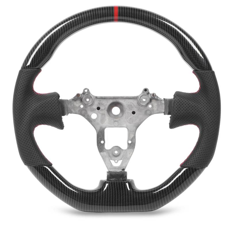 TKSE Hydro Dip-Lenkrad in Carbonfaser-Optik, Lenkrad mit Komfortablem Griff für Skyline GT-R R34 1999 Bis 2002 von TKSE