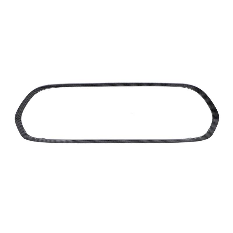 TKSE Kühlergrill Surround Cover, Vordere Stoßfänger -Kühlergrill -Surround -Trimm 51137449207 Kohlefaserstil für F55 F56 F57 Heckback Cabrio von TKSE
